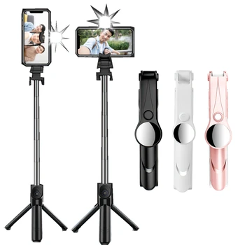 SPASH Selfie Stick 3 in 1 Bluetooth Mini Tripod Extendable Monopod ith fill light Phone Holder Stand For all phone
SPASH Selfie Stick 3 in 1 Bluetooth Mini Tripod Extendable Monopod ith fill light Phone Holder Stand For all phone
