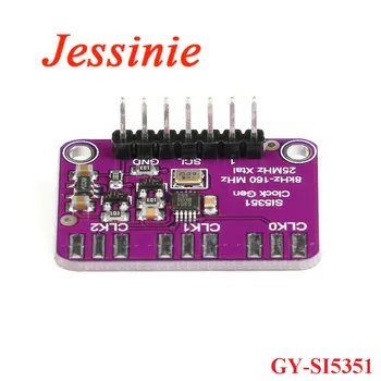 SI5351 Clock Generator Module GY-SI5351 Clock Signal Generator Module High Frequency Signal Square Wave Frequency 8KHz-160MHz
SI5351 Clock Generator Module GY-SI5351 Clock Signal Generator Module High Frequency Signal Square Wave Frequency 8KHz-160MHz