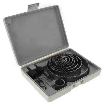 13pcs Hole Saw Cutter 19-127mm Hole Saw Bit Cutting Set Kit Drilling Tool Round Case Drill Bits for Gypsum Board / PVC Board
13pcs Hole Saw Cutter 19-127mm Hole Saw Bit Cutting Set Kit Drilling Tool Round Case Drill Bits for Gypsum Board / PVC Board