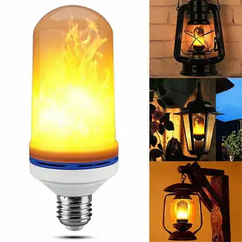 E27 Gravity Sensor LED Simulation Flame Lamp Dynamic Fire Lighting Flame LED Lamp Bulb Effect Bulbs Light Corn K5K4
E27 Gravity Sensor LED Simulation Flame Lamp Dynamic Fire Lighting Flame LED Lamp Bulb Effect Bulbs Light Corn K5K4