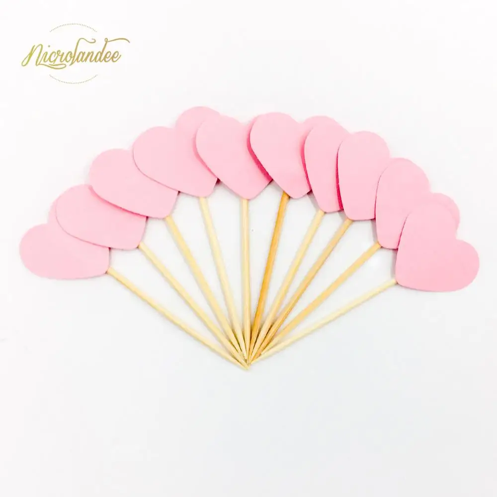 NICROLANDEE 10 pcs/set Cake Topper Golden Color Heart Paper Happy Birthday Party Decorations Kids Wedding Cake Cupcake Toppers
NICROLANDEE 10 pcs/set Cake Topper Golden Color Heart Paper Happy Birthday Party Decorations Kids Wedding Cake Cupcake Toppers