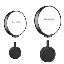 12" 30cm/15" 40cm Foldable Mini Round Soft Box Studio Shooting Flash Diffuser SoftBox for Nikon Canon Yongnuo Sony Speedlight
12" 30cm/15" 40cm Foldable Mini Round Soft Box Studio Shooting Flash Diffuser SoftBox for Nikon Canon Yongnuo Sony Speedlight