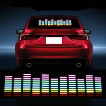 1 set 90X25CM Car Sticker Music Sound Rhythm LED Flash Light Lamp Sound Activated Equalizer Rear Window Styling Cool Sticker
1 set 90X25CM Car Sticker Music Sound Rhythm LED Flash Light Lamp Sound Activated Equalizer Rear Window Styling Cool Sticker
