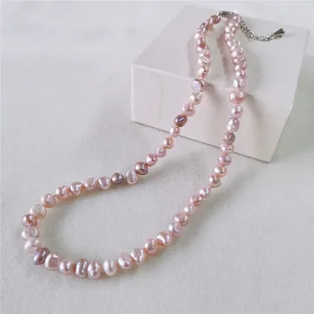 RENESSA Freshwater Pearl Choker Necklace Purple/Pink/Light Green/Deep Green/Orange Pearl Necklace Fine Pearl Jewelry For Women
RENESSA Freshwater Pearl Choker Necklace Purple/Pink/Light Green/Deep Green/Orange Pearl Necklace Fine Pearl Jewelry For Women