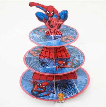 1Pc 3-tier Super Hero Spiderman Cupcake Holder Cake Stand Holder Cupcakes Theme Party for Kids Boy Girl Birthday Decoration
1Pc 3-tier Super Hero Spiderman Cupcake Holder Cake Stand Holder Cupcakes Theme Party for Kids Boy Girl Birthday Decoration