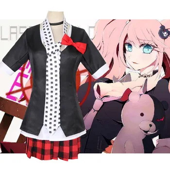 HOT Game Danganronpa Cosplay Women Junko Enoshima Wig Inushio Kimuchi Trigger Happy Havoc Cosplay Costume Set
HOT Game Danganronpa Cosplay Women Junko Enoshima Wig Inushio Kimuchi Trigger Happy Havoc Cosplay Costume Set