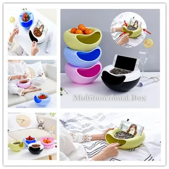 Multi-purpose lazy double dried fruit bowl seeds Storage Box Creative Shape Bowl Perfect For Seeds Nuts And Dry Fruits
Multi-purpose lazy double dried fruit bowl seeds Storage Box Creative Shape Bowl Perfect For Seeds Nuts And Dry Fruits
