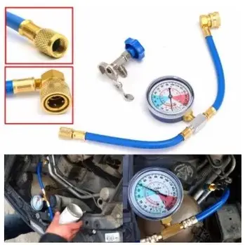 Car Air Conditioning Hose R134A Refrigerant Open Valve Charging Hose Measuring Recharge Adapter Air Conditioner Car Gauge Valve
Car Air Conditioning Hose R134A Refrigerant Open Valve Charging Hose Measuring Recharge Adapter Air Conditioner Car Gauge Valve