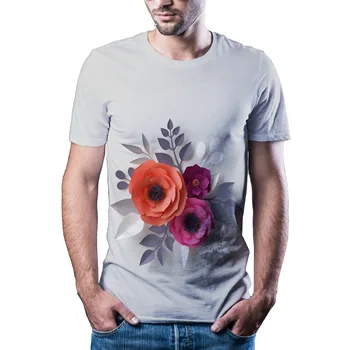 2020 hot men's summer new round neck short sleeve 3D printing high quality T-shirt sportswear T-shirt fresh flowers size T-shirt 
2020 hot men's summer new round neck short sleeve 3D printing high quality T-shirt sportswear T-shirt fresh flowers size T-shirt