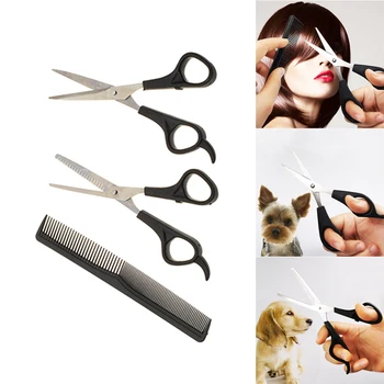 3PC Hair Scissors Cutting Shears Salon Professional Barber Hair Cutting Thinning Hairdressing Set Styling Tool Hairdressing Comb
3PC Hair Scissors Cutting Shears Salon Professional Barber Hair Cutting Thinning Hairdressing Set Styling Tool Hairdressing Comb