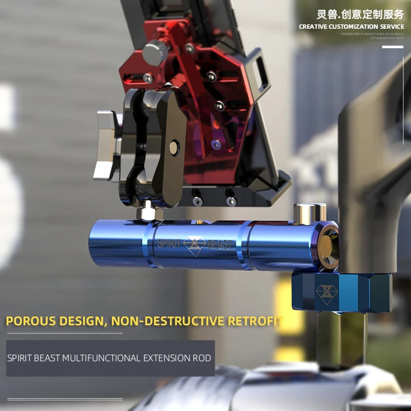 Spirit Beast Motorcycle Mirror Mount Extension Rod Bracket Pressure Code Stand for Honda Kawasaki Yamaha KTM Benelli BMW SUZUKI
Spirit Beast Motorcycle Mirror Mount Extension Rod Bracket Pressure Code Stand for Honda Kawasaki Yamaha KTM Benelli BMW SUZUKI