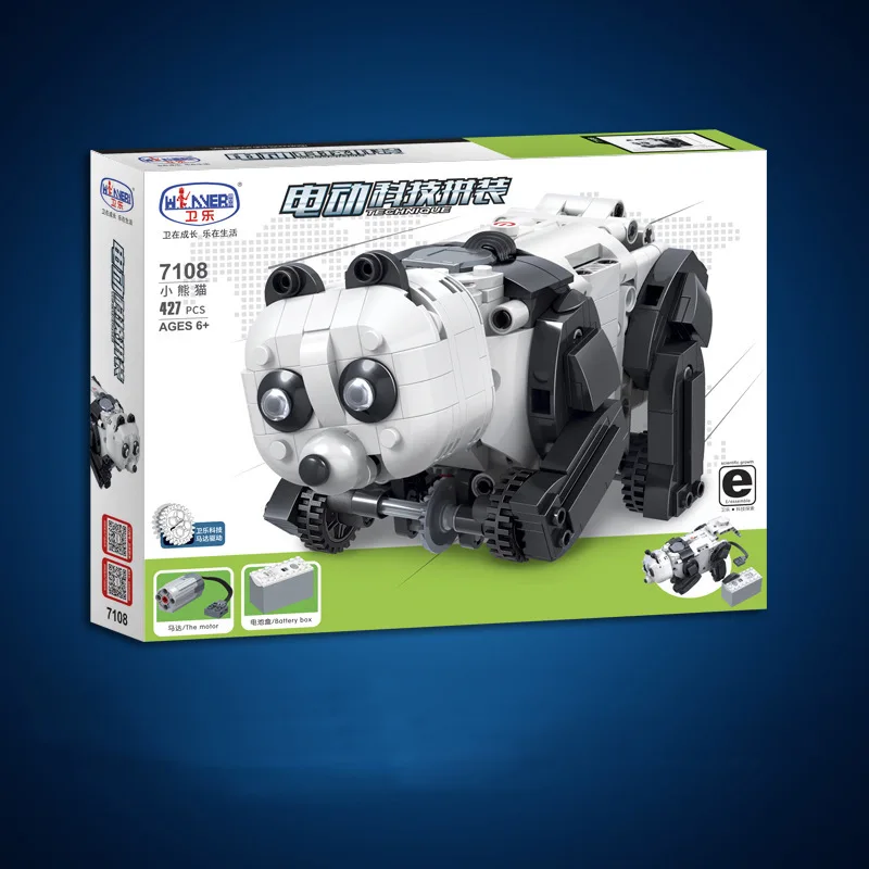 Wei le 7108 Electric Panda 427PCS Educational Assembled Building Blocks Assembled Electric Building Blocks Educational Toy
Wei le 7108 Electric Panda 427PCS Educational Assembled Building Blocks Assembled Electric Building Blocks Educational Toy
