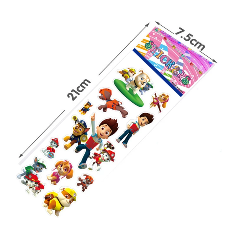 20pcs Paw Patrol Sticker Patrulla Canina Harmless Ryder Skye Everest Dog Sticker Action Figures Paste Kids Toys for Children D43
20pcs Paw Patrol Sticker Patrulla Canina Harmless Ryder Skye Everest Dog Sticker Action Figures Paste Kids Toys for Children D43