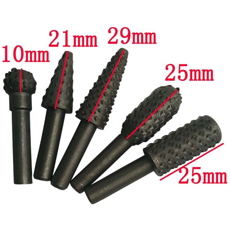 5pcs Woodworking rasp chisel shaped rotating embossed grinding head engraving pattern cutter milling hss Power Tools wood drill
5pcs Woodworking rasp chisel shaped rotating embossed grinding head engraving pattern cutter milling hss Power Tools wood drill