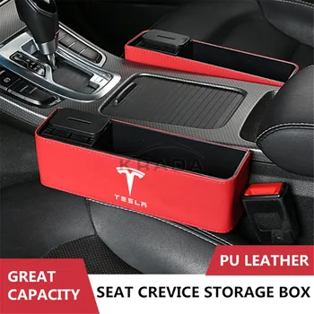 1X Seat Crevice Storage Box For Tesla Model 3 Model S Model X PU Leather Cup Holder Seat Gap Organizer Bag Case Car Accessories
1X Seat Crevice Storage Box For Tesla Model 3 Model S Model X PU Leather Cup Holder Seat Gap Organizer Bag Case Car Accessories