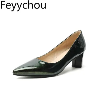 Women's Pumps Shoes High Heel Slip-on Pointed Toe Basic Patent Leather Strange Style 2020 Sexy New Fashion Green Wine Red
Women's Pumps Shoes High Heel Slip-on Pointed Toe Basic Patent Leather Strange Style 2020 Sexy New Fashion Green Wine Red