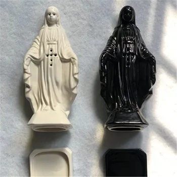 Black And White Ornaments Virgin Mary Statue Ceramic Aromatherapy Incense Burner Handicrafts Buddhist Temple Home Decor A1465
Black And White Ornaments Virgin Mary Statue Ceramic Aromatherapy Incense Burner Handicrafts Buddhist Temple Home Decor A1465
