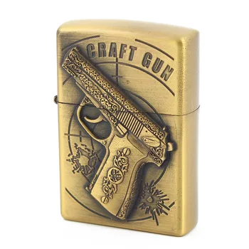 Fashion Retro Metal Kerosene Oil Lighter Fire Unique Gasoline Windproof Refillable Cigarette Lighter Man Gadgets Best Gift 6157
Fashion Retro Metal Kerosene Oil Lighter Fire Unique Gasoline Windproof Refillable Cigarette Lighter Man Gadgets Best Gift 6157