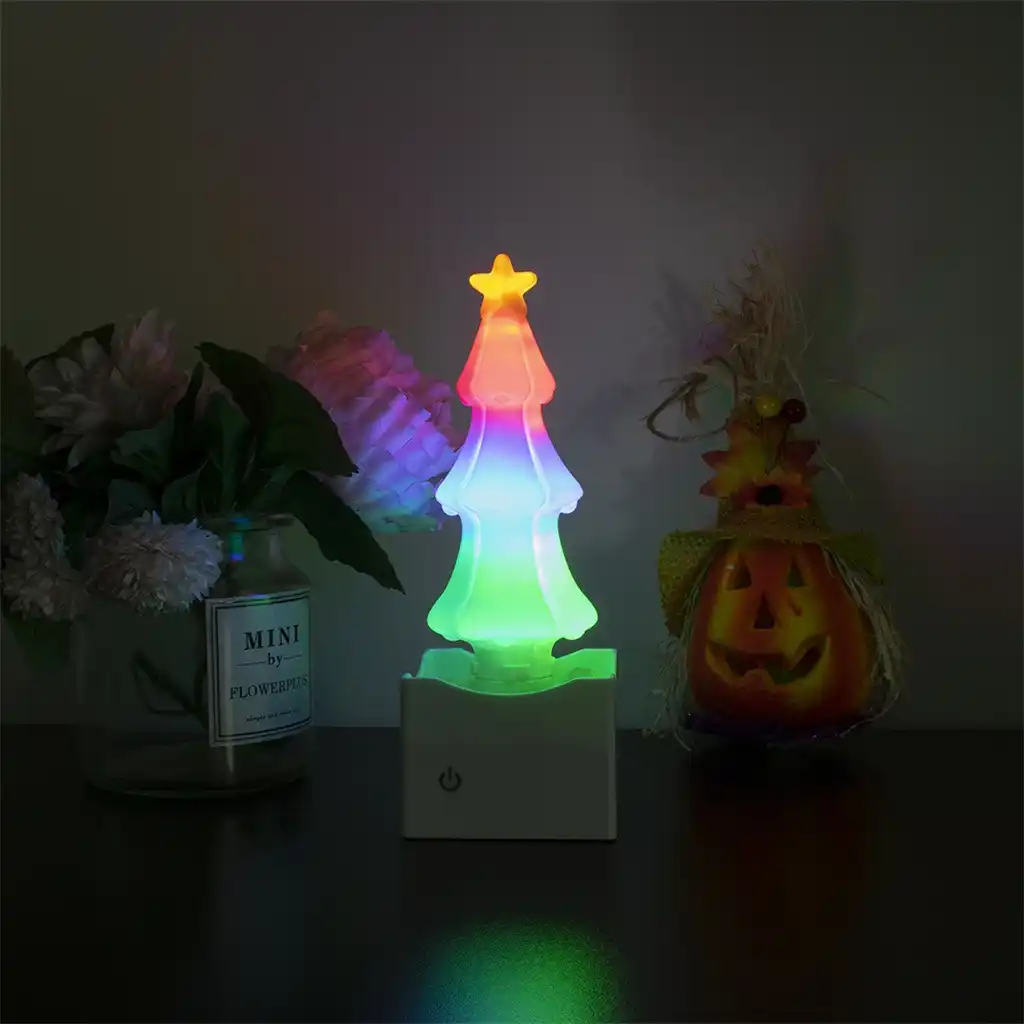 2 pcs led christmas tree salt lights dimmable night lights