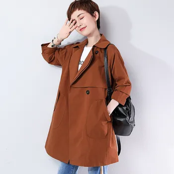Middle-aged Windbreaker Female Long section 2019 Spring Autumn New Large Size Trench Coats Women Overcoat X874
Middle-aged Windbreaker Female Long section 2019 Spring Autumn New Large Size Trench Coats Women Overcoat X874