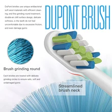 Remplacement électrique des têtes de brosse à dents, blanchiment des dents avec capuchon de tête de brosse pour XiaoMI SOOCAS X3 SOOCARE(China)