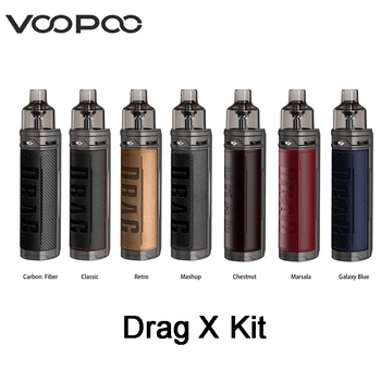 Original VOOPOO Drag X Mod Pod Kit 80W Vape Power by single 18650 battery 4.5ml capacity Electronic Cigarette Vaporizer
Original VOOPOO Drag X Mod Pod Kit 80W Vape Power by single 18650 battery 4.5ml capacity Electronic Cigarette Vaporizer