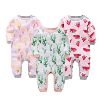 Kavkas Retail Baby Jumpsuits 0-12months 3pcs/pack Long-Sleeved Baby Girl Infant Printing Rompers Newborn Clothes Pyjamas bebe 
Kavkas Retail Baby Jumpsuits 0-12months 3pcs/pack Long-Sleeved Baby Girl Infant Printing Rompers Newborn Clothes Pyjamas bebe