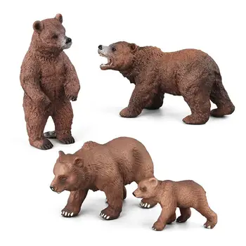Realistic Collectible Grizzly Bear Family Animal Model Figurine Desk Decor Kids Educational Toys for Children Gift
Realistic Collectible Grizzly Bear Family Animal Model Figurine Desk Decor Kids Educational Toys for Children Gift