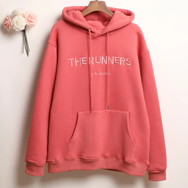 New Velvet Liner Thick Sweatshirt Women Autumn and Winter 2019 Loose Casual Pullover Hoody Sportswear Tops
New Velvet Liner Thick Sweatshirt Women Autumn and Winter 2019 Loose Casual Pullover Hoody Sportswear Tops