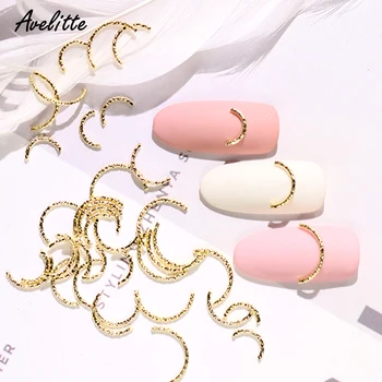 Avelitte New Rivet Plated Gold High Color Half-Bend Smile Jewelry Faceted Nails Curved Rod Metal Nail Jewelry
Avelitte New Rivet Plated Gold High Color Half-Bend Smile Jewelry Faceted Nails Curved Rod Metal Nail Jewelry