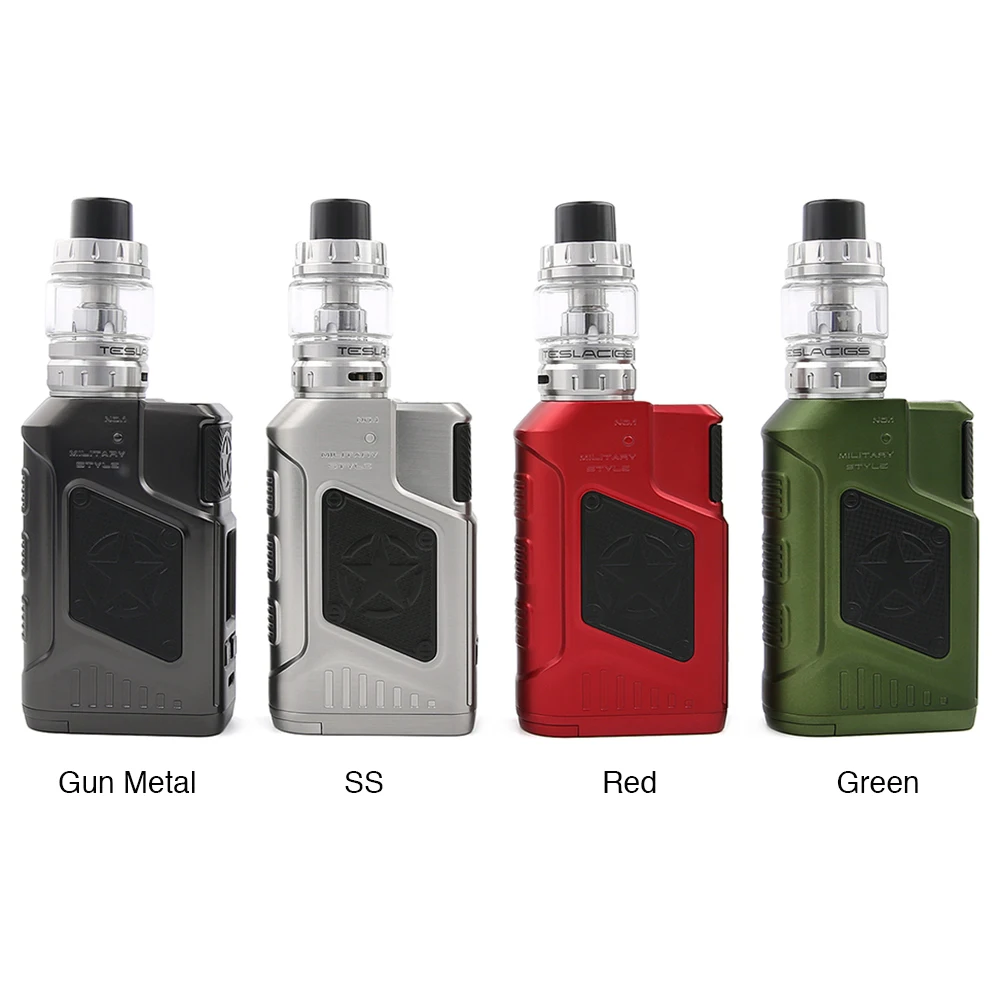 

NEW Original Tesla P226 220W TC Kit w/ 4.5ml Tind Tank & 0.18ohm Coil & 0.96inch OLED Screen E-cig Vape Kit Vs Punk 86W/ Drag 2