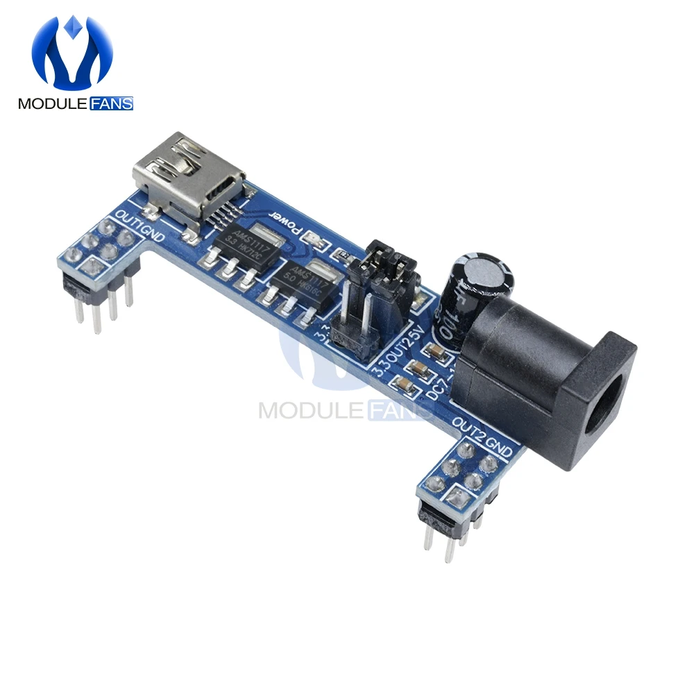 5PCS MB102 Breadboard Power Supply Module For Arduino Solderless Mini USB Fluctuation Two Road Independent Control Compatible
5PCS MB102 Breadboard Power Supply Module For Arduino Solderless Mini USB Fluctuation Two Road Independent Control Compatible
