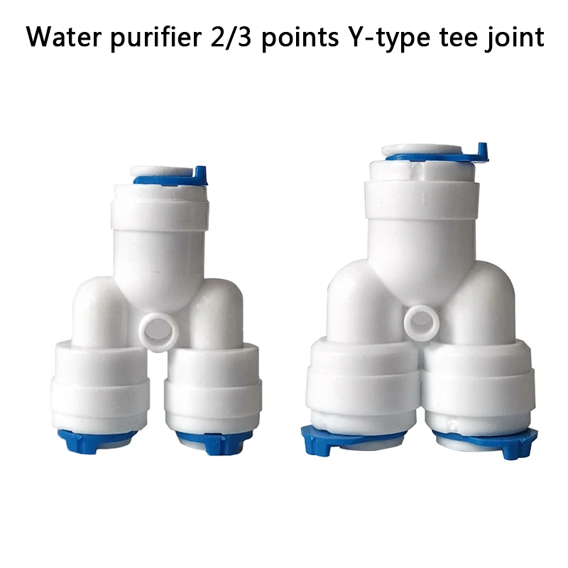 Reverse Osmosis System Y Fitting Quick Coupling Equal 3 Way 1/4" 3/8" OD RO Water Hose Tube Plastic Coupling Connector
Reverse Osmosis System Y Fitting Quick Coupling Equal 3 Way 1/4" 3/8" OD RO Water Hose Tube Plastic Coupling Connector