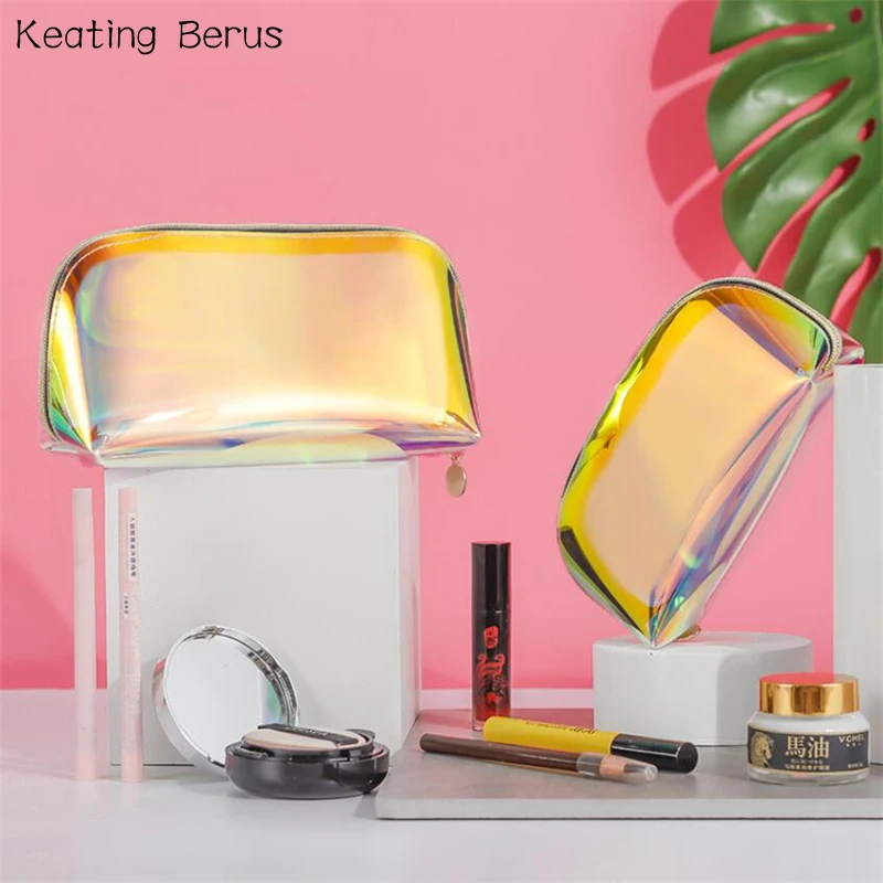1 pc TPU Laser Makeup Bag Women Transparent Cosmetic Bag Colorful Waterproof Toiletry Travel Portable Storage Case Hand bag
1 pc TPU Laser Makeup Bag Women Transparent Cosmetic Bag Colorful Waterproof Toiletry Travel Portable Storage Case Hand bag