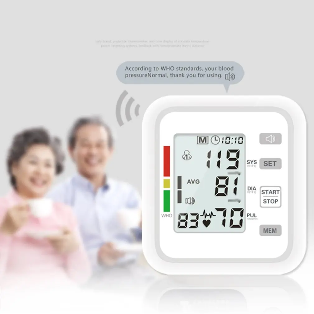 Home Portable Intelligent Upper Arm Electronic Sphygmomanometer Neutral Pc+Abs Measurement Of Blood Pressure
Home Portable Intelligent Upper Arm Electronic Sphygmomanometer Neutral Pc+Abs Measurement Of Blood Pressure