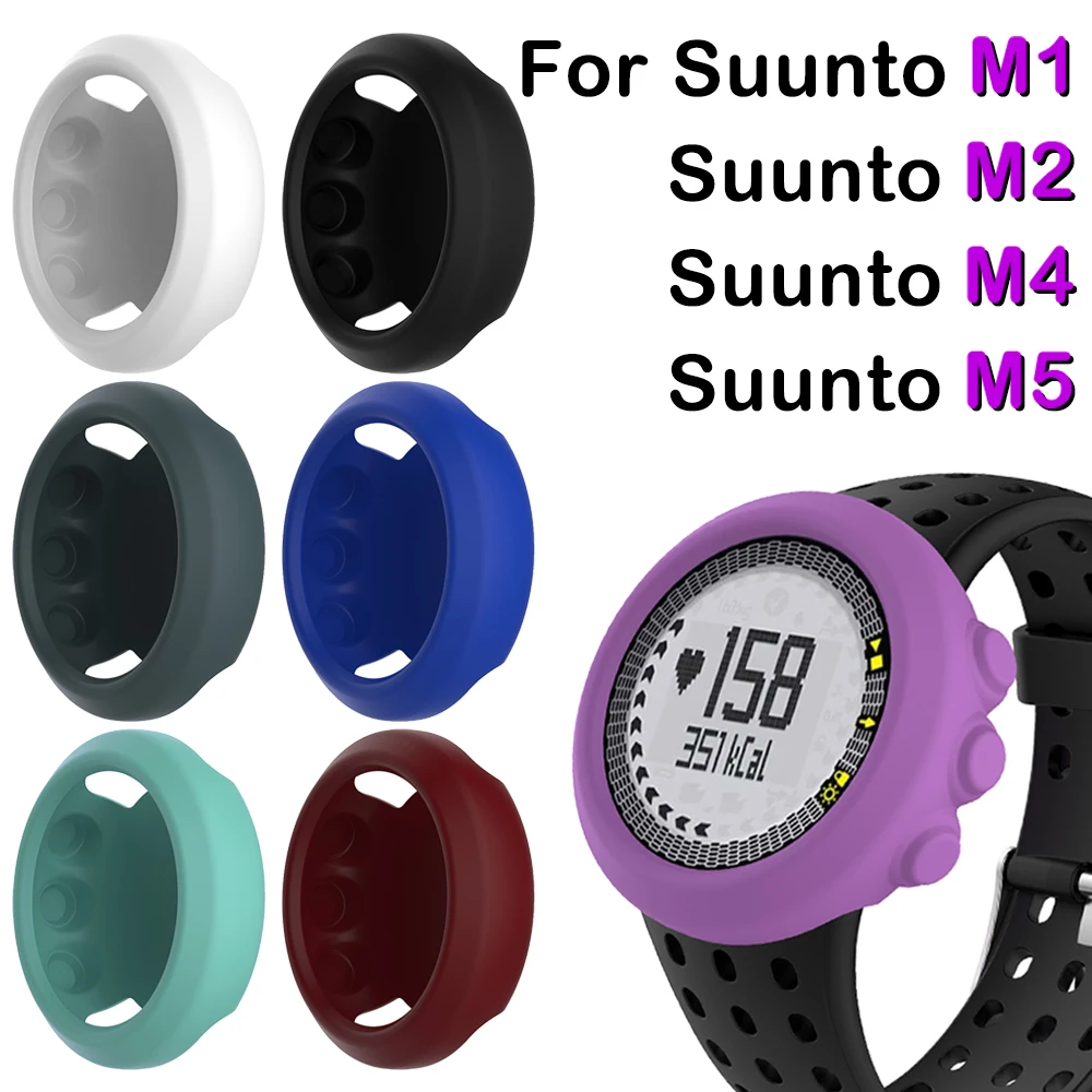 Защитный силиконовый чехол для смарт-часов Suunto M1 M2 M4 M5 | Электроника