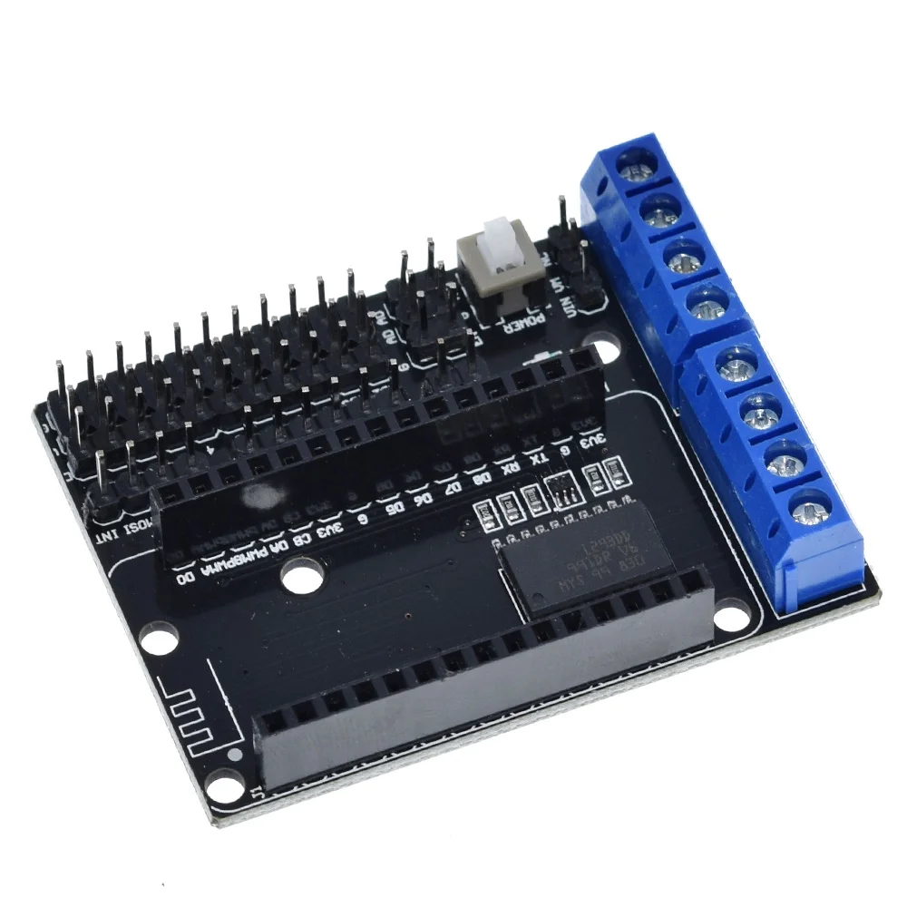 NodeMCU Motor Shield Board L293D for ESP-12E from ESP8266 esp 12E kit diy rc toy wifi rc smart car remote control For Arduino