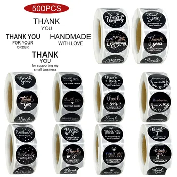 500pcs 1" Multi-Types Unique Round Silver Foil Thank You Stickers for Small Business Order Taste Handmade Wedding Baking Decor
500pcs 1" Multi-Types Unique Round Silver Foil Thank You Stickers for Small Business Order Taste Handmade Wedding Baking Decor