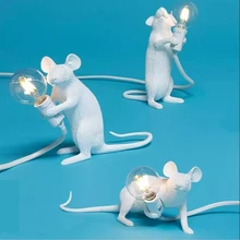 Постмодернизированная полимерная лампа в виде животных
