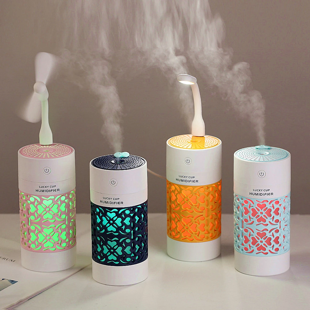 Aromatherapy Humidifier Diffuser Mini Car Essential Oil Diffuser USB Air Aroma Humidifier With A Small Fan And Night Light Home
Aromatherapy Humidifier Diffuser Mini Car Essential Oil Diffuser USB Air Aroma Humidifier With A Small Fan And Night Light Home