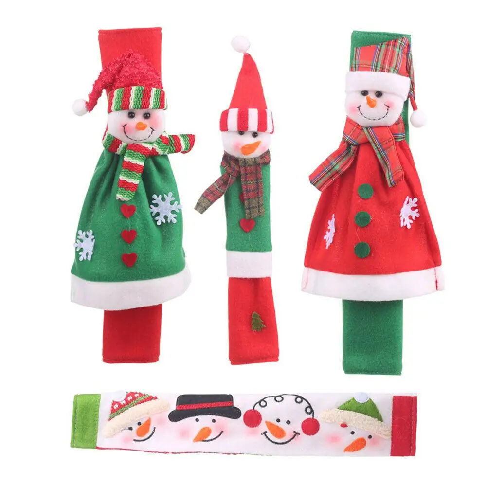 4pcs Fridge Handle Covers Christmas Microwave Oven Dishwasher Door Handle Cover Christmas Decorations For Home Warm And Nice
4pcs Fridge Handle Covers Christmas Microwave Oven Dishwasher Door Handle Cover Christmas Decorations For Home Warm And Nice