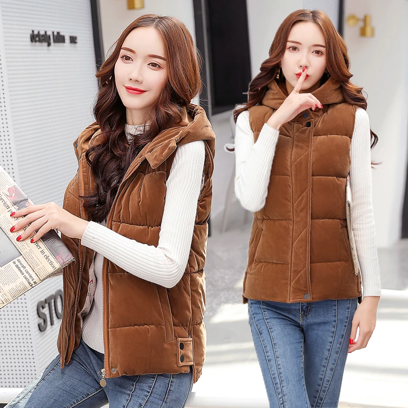 2020 Early Spring and Autumn New Loose Cotton Tank Jacket Gold Velvet Lady Cotton Vest XF056
2020 Early Spring and Autumn New Loose Cotton Tank Jacket Gold Velvet Lady Cotton Vest XF056