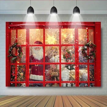 Christmas Santa Claus Background for photo studio Shop window Christmas Tree Bells Backdrop Studio Reinder Photobooth
Christmas Santa Claus Background for photo studio Shop window Christmas Tree Bells Backdrop Studio Reinder Photobooth