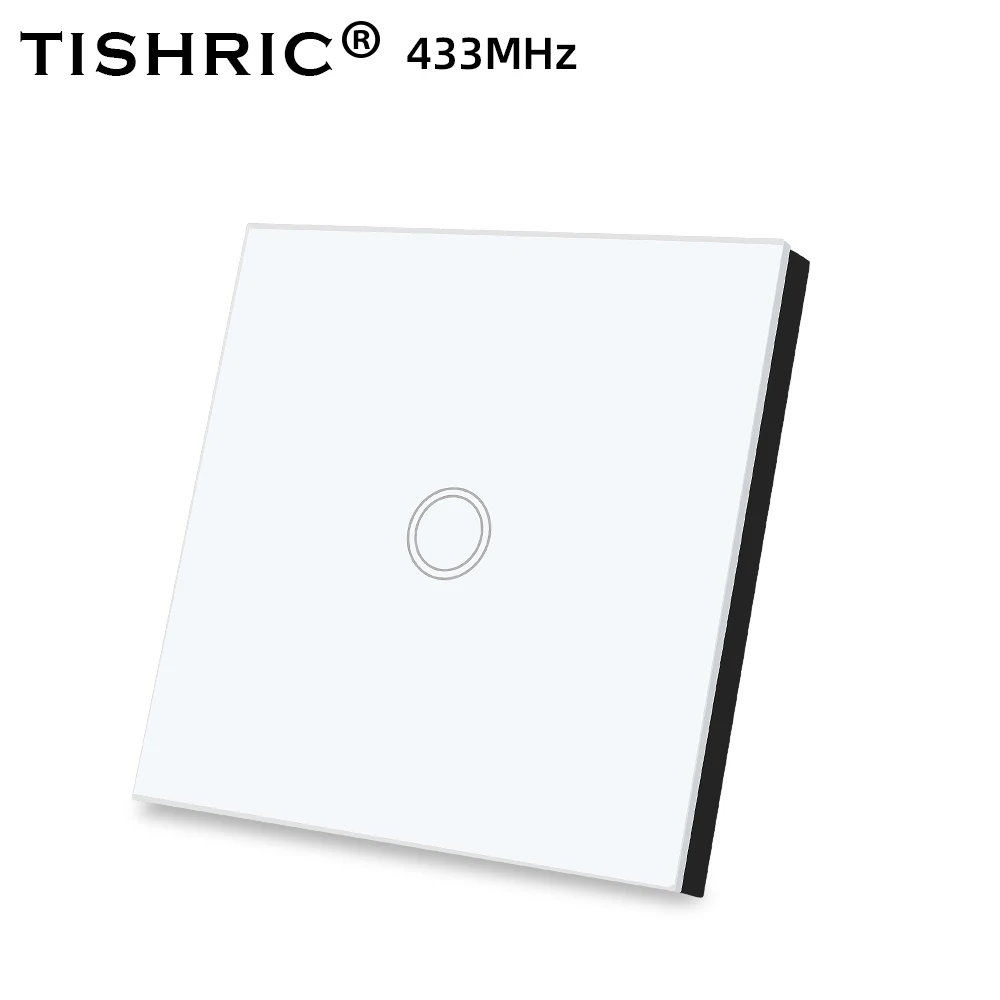 TISHRIC luxury Wall Touch 433Mhz Remote Control Smart Switch 1/2/3 Gang EU Standard Light Switch 220V-240V Crystal Glass Panel
TISHRIC luxury Wall Touch 433Mhz Remote Control Smart Switch 1/2/3 Gang EU Standard Light Switch 220V-240V Crystal Glass Panel