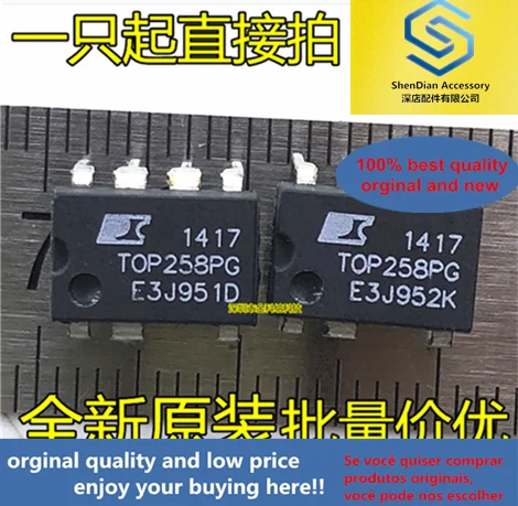 5pcs only orginal new TOP258PG TOP258P LCD power chip straight plug DIP-7 pin TOP258P6
5pcs only orginal new TOP258PG TOP258P LCD power chip straight plug DIP-7 pin TOP258P6