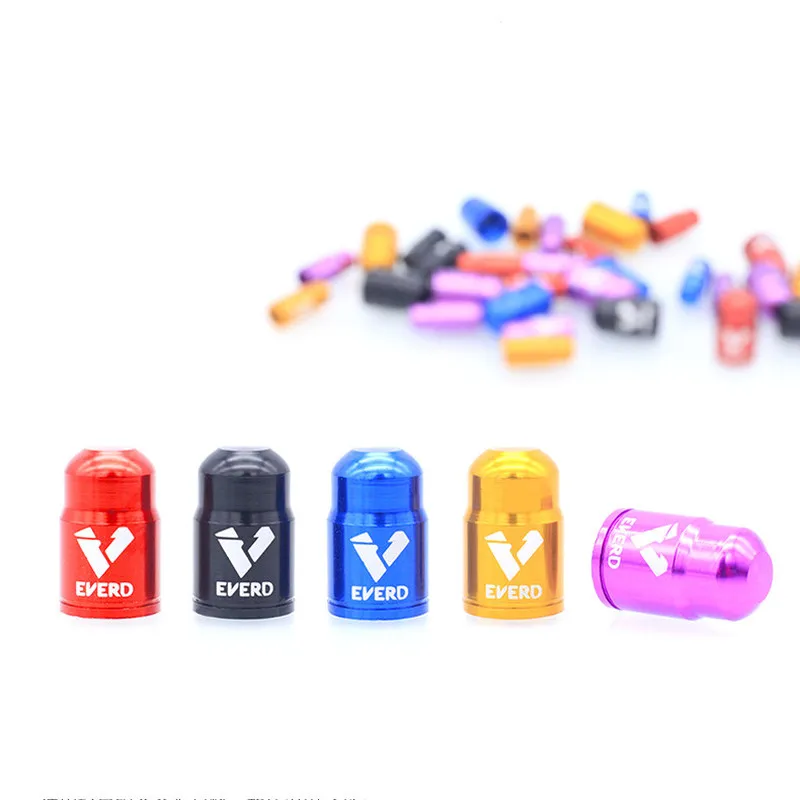 2pcs Aluminum Bicycle Tire Valve Cap Ultralight Mountain Road Bike Tyre Cap Schrader/Presta Tire Valve Protector MTB Accessories