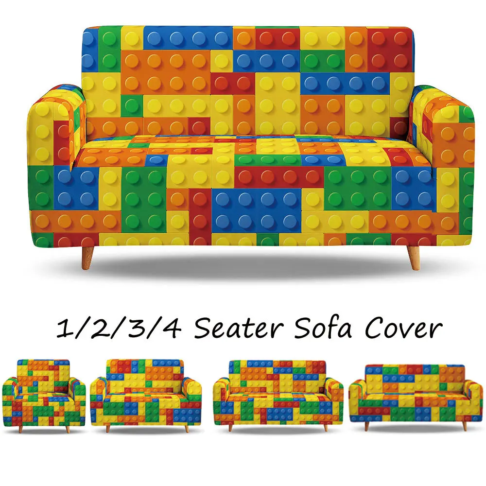 3D Colorful Block Pattern Elastic Slipcovers Sofa Universal Sofa Cover Stretch Sectional Couch Cover Sofa Cover for Living Room
3D Colorful Block Pattern Elastic Slipcovers Sofa Universal Sofa Cover Stretch Sectional Couch Cover Sofa Cover for Living Room