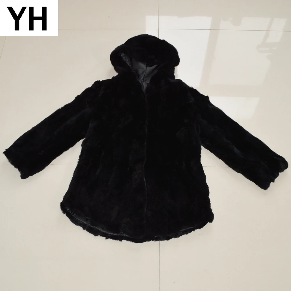 2019 Lady New Winter Long Style Genuine Real Rex Fur Jacket Fur Women Rex Rabbit Fur Coat Natural Rex Rabbit Fur Hooded Outwear 
2019 Lady New Winter Long Style Genuine Real Rex Fur Jacket Fur Women Rex Rabbit Fur Coat Natural Rex Rabbit Fur Hooded Outwear