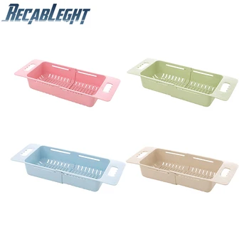 Recableght Multifunctional Sink Drain Rack Retractable Soap Drainer Facial Cleanser Shower Gel Storage Basket Bathroom Accessory 
Recableght Multifunctional Sink Drain Rack Retractable Soap Drainer Facial Cleanser Shower Gel Storage Basket Bathroom Accessory