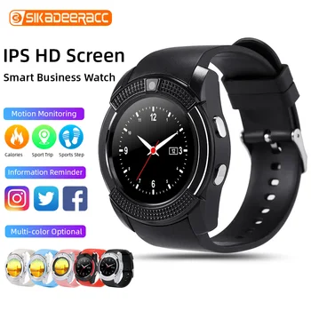 Sport Smart Watch V8 Round Fitness Card Touch Screen Camera Pedometer For Android Men Tracker Call Answer Calculator Heart Rate
Sport Smart Watch V8 Round Fitness Card Touch Screen Camera Pedometer For Android Men Tracker Call Answer Calculator Heart Rate
